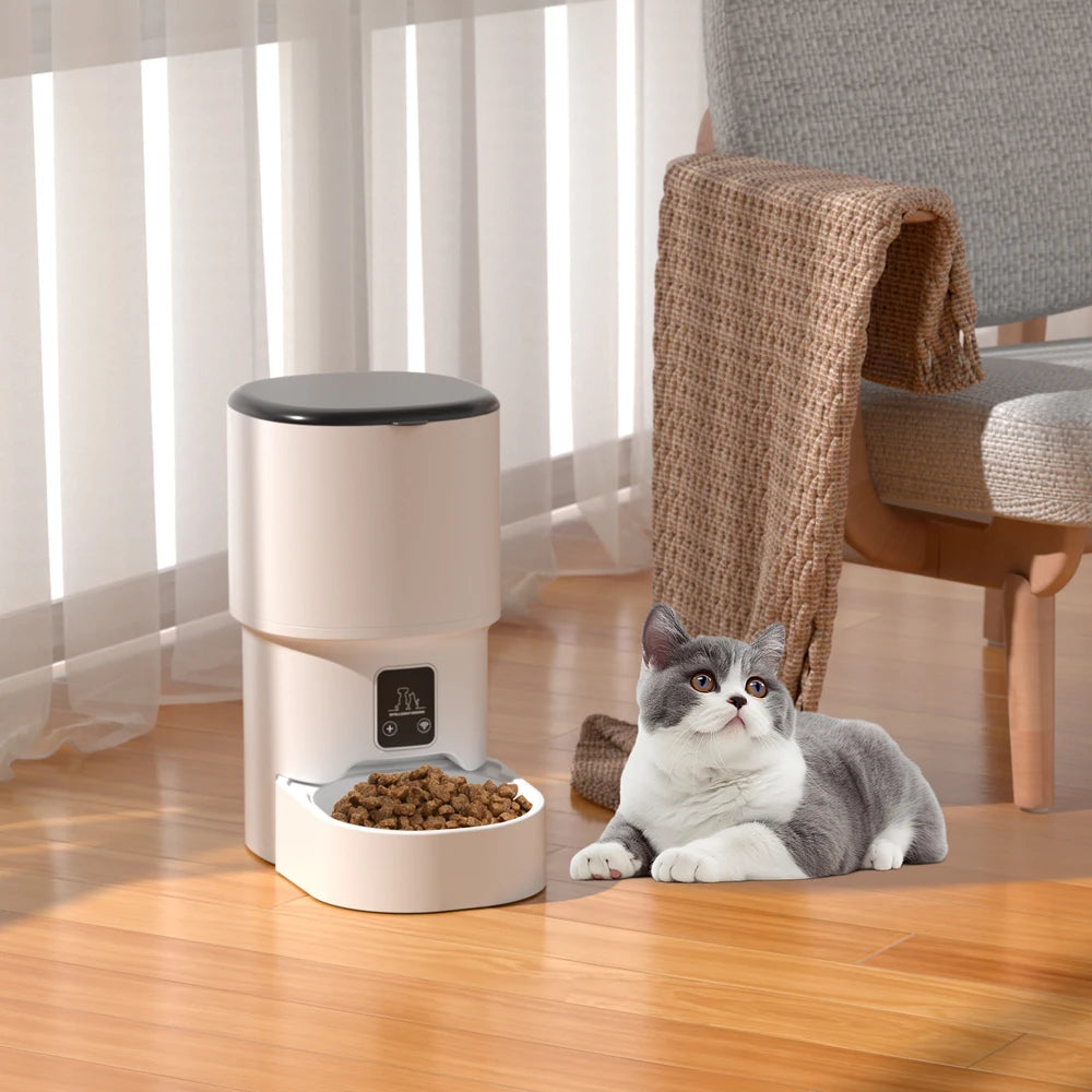 4L SMART WI-FI AUTOMATIC PET FEEDER FOR CATS AND DOGS