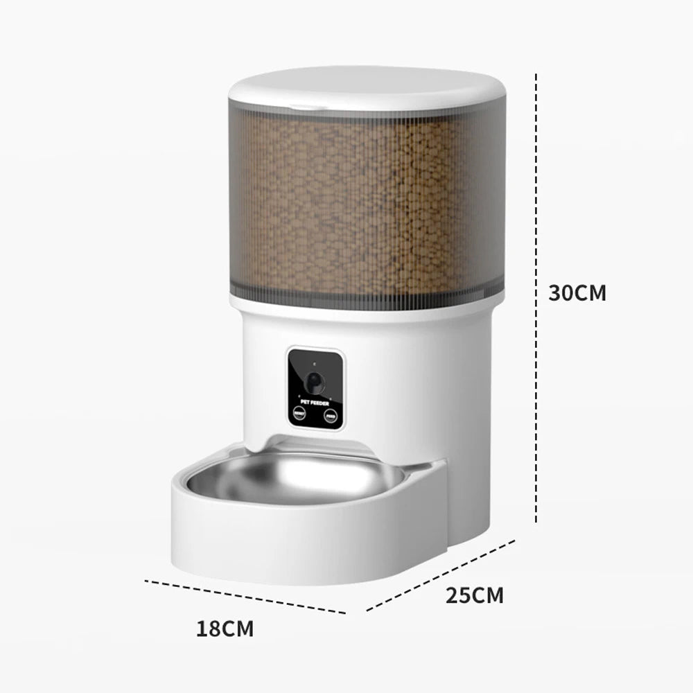 4L SMART WI-FI AUTOMATIC PET FEEDER FOR CATS AND DOGS