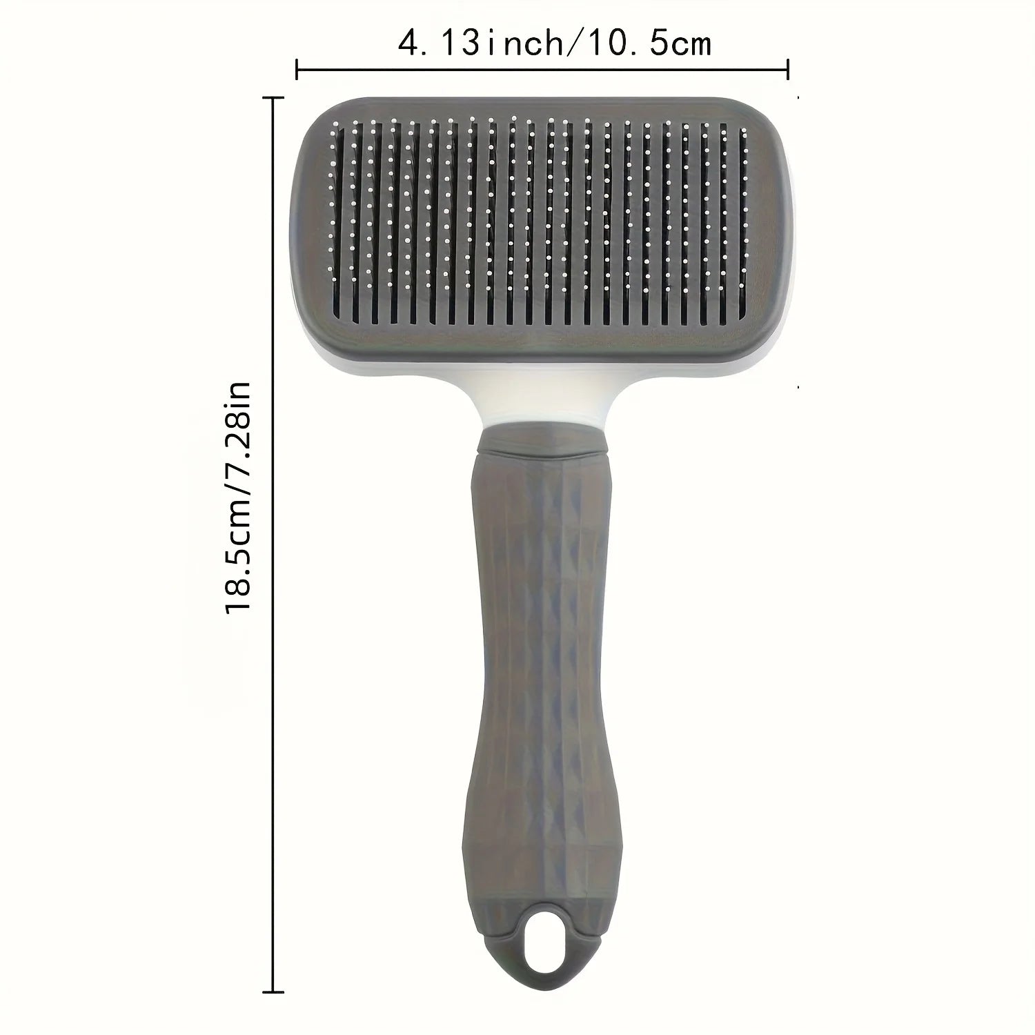SELF-CLEANING PET MASSAGE & GROOMING BRUSH FOR CATS AND DOGS
