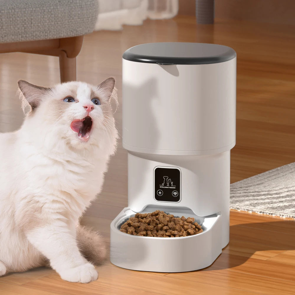 4L SMART WI-FI AUTOMATIC PET FEEDER FOR CATS AND DOGS