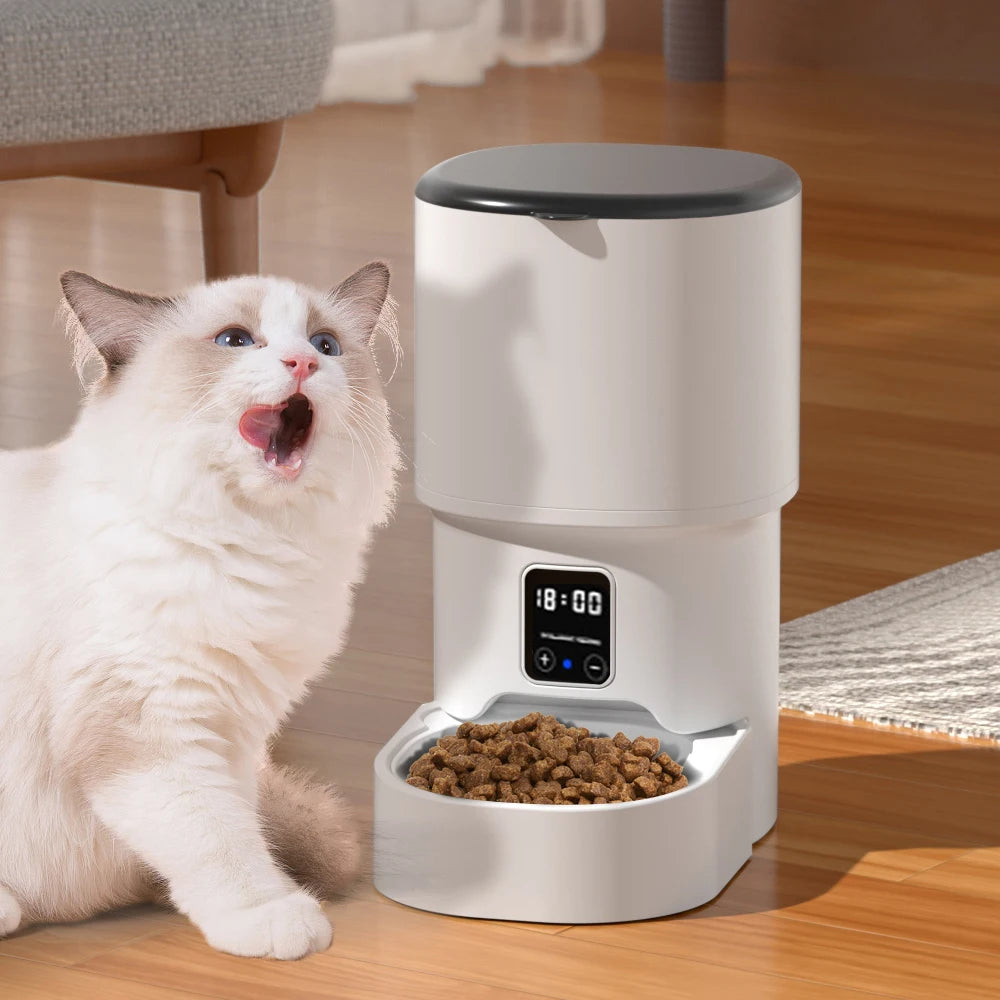 4L SMART WI-FI AUTOMATIC PET FEEDER FOR CATS AND DOGS