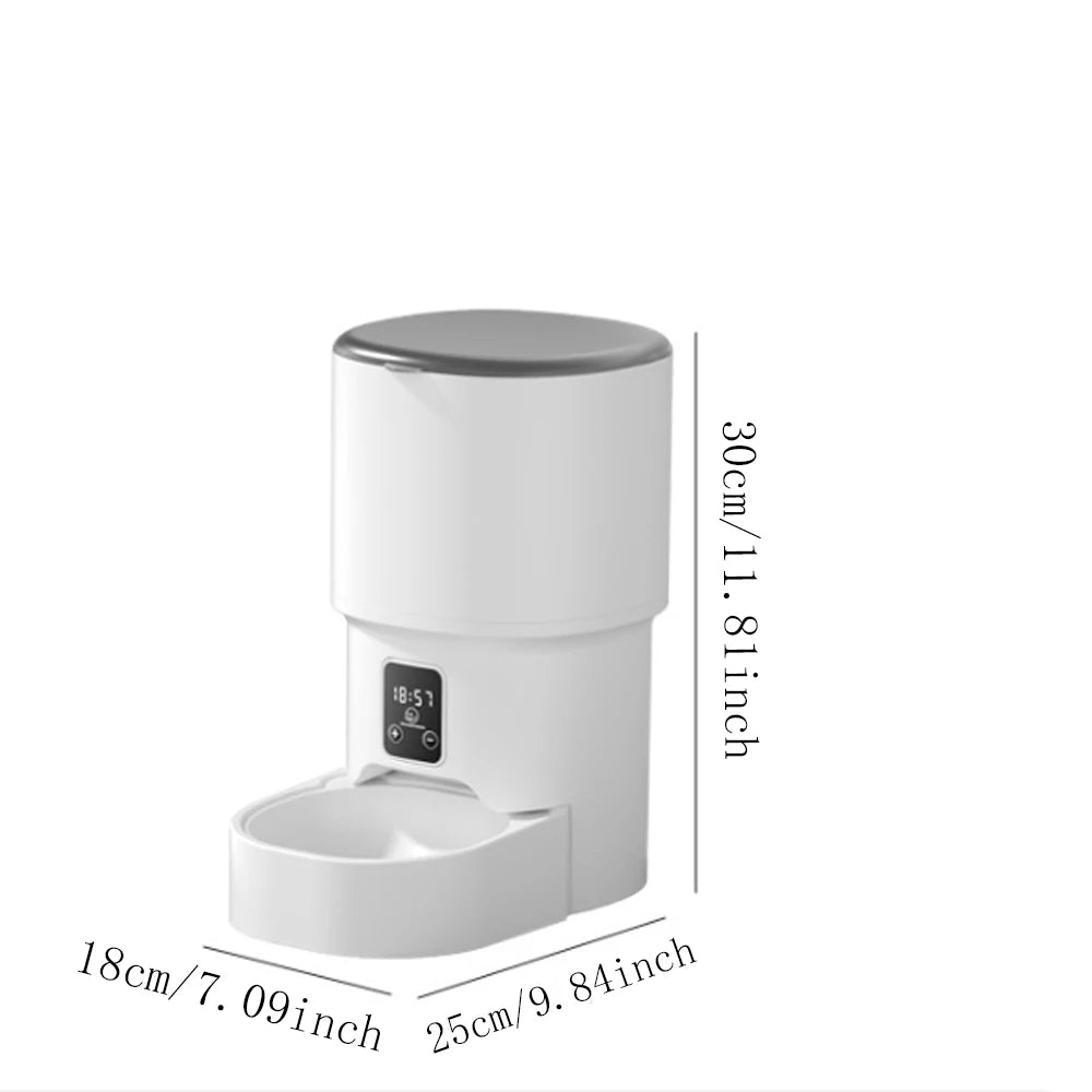 4L SMART WI-FI AUTOMATIC PET FEEDER FOR CATS AND DOGS