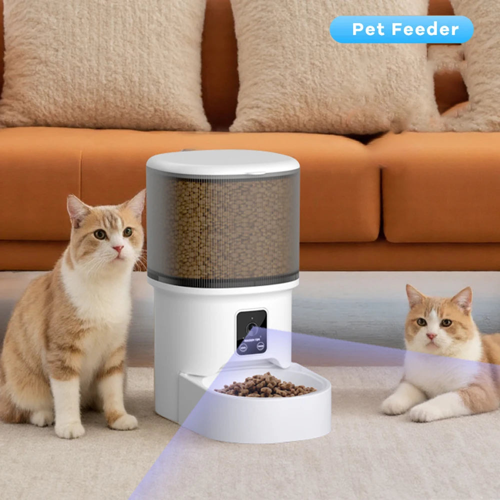 4L SMART WI-FI AUTOMATIC PET FEEDER FOR CATS AND DOGS